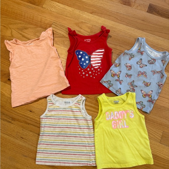 Garanimals Other - Garanimals and Jumping Beans Vibrant Colorful Toddler Tank Top Bundle for Summer